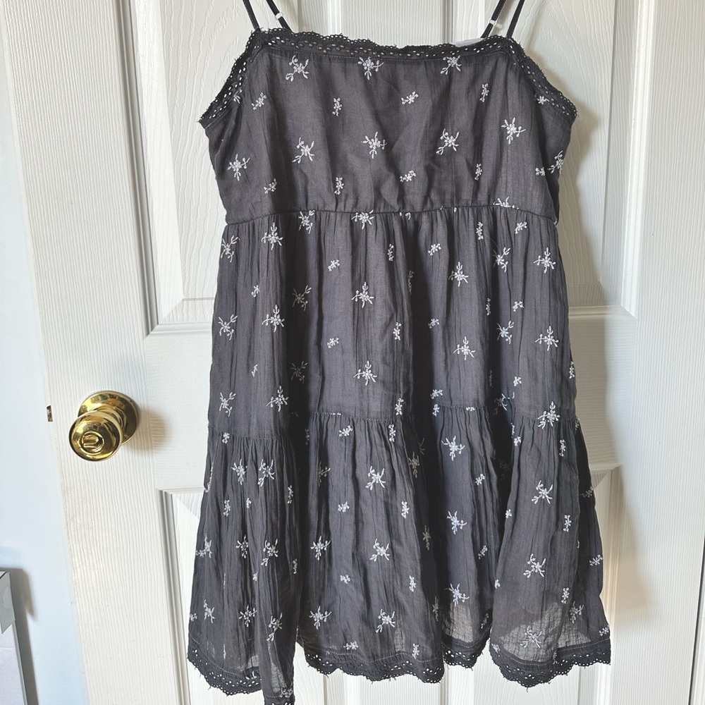 AEO Gray Sun Dress Size S